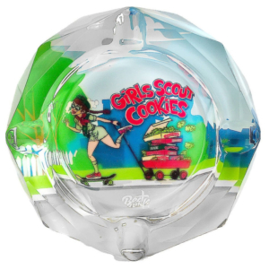 Best Buds Crystal Ashtray Giftbox Girl Scout Cookies