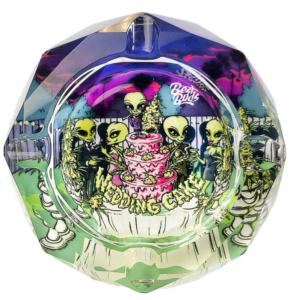 Best Buds Crystal Ashtray Giftbox Wedding Cake