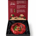 Best Buds Crystal Glass Ashtray with Gift Box