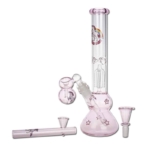 Black Leaf Bitch Percolator Ice Bong