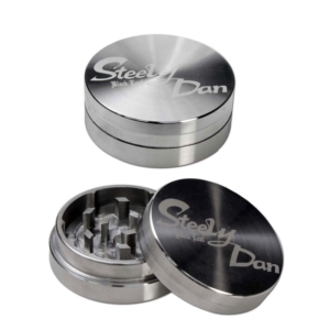 Black Leaf Steely Dan 2-Piece Stainless Steel Grinder