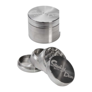 Black Leaf Steely Dan 4-Piece Stainless Steel Grinder