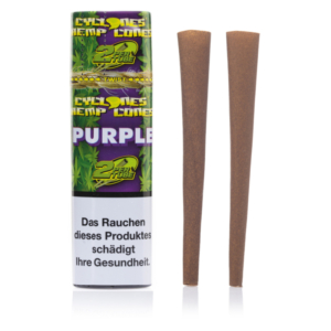 Cyclones Hemp Cones Purple
