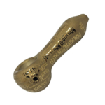 Death Row Records Metallic Etched Spoon Pipe 4"