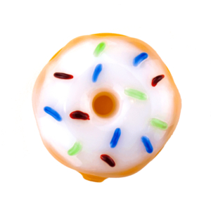 Hemper Goody Glass Donut Hand Pipe