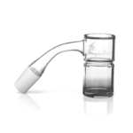 Honeybee Herb Honey Bevel Splash Bucket Quartz Banger 45° Black Line
