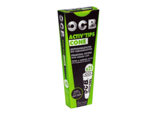 OCB Activ Tips Cone 6-8mm Activated Charcoal Filters