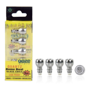 Ooze Dome Dual Quartz Coils 5-Pack