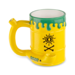 Ooze Toxic Waste Barrel Ceramic Mug Pipe
