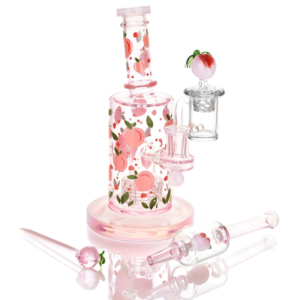 Pulsar Fruit Series Peaches & Cream Glow Dab Rig Kit