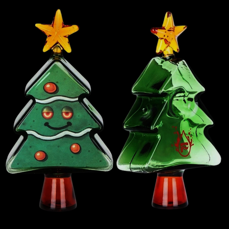 Pulsar Holiday Party Tree Glass Hand Pipe