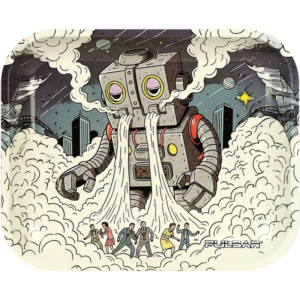 Pulsar Metal Rolling Tray Attack of the Dope Bot