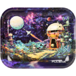 Pulsar Metal Rolling Tray Space Base