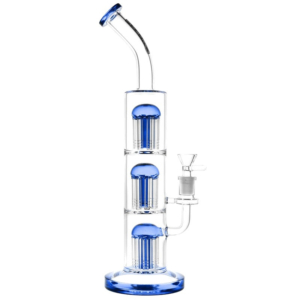 Pulsar Triple Jellyfish Perc Bong 14″