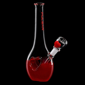 Pulsar Valentines Heart Vase Glass Water Pipe