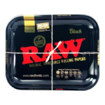 RAW Black Metal Rolling Tray Large