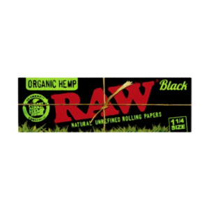 RAW Black Organic Hemp 1 1/4