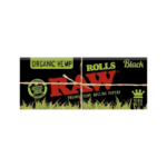 RAW Black Organic Hemp King Size Rolls 3m