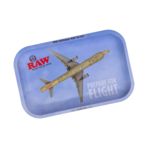 RAW Prepare For Flight Metal Rolling Tray