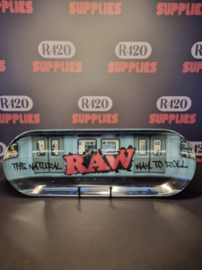 RAW Skate Deck Rolling Tray Graffiti