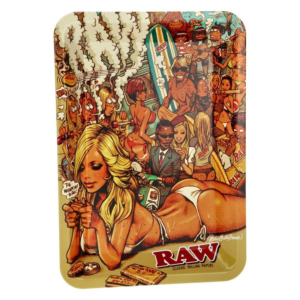 RAW x RJB Summer Beach Metal Rolling Tray