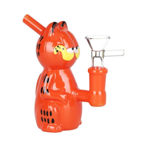 SeshGear Lasagna Lovin’ Cat Glass Water Pipe