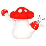 SeshGear Red Mushroom Silicone Water Pipe