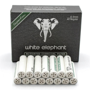 White Elephant Regular 9mm Activated Charcoal Filters